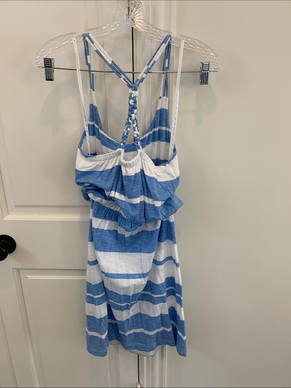 Lilly Pulitzer Blue and White Striped Mini Dress - Picture 2 of 4